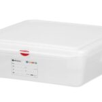 Contenitore GN 1/1, polipropilene, HENDI, GN 1/1, 13L, Trasparente, 530x325x(H)100mm, rettangolare