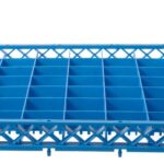 Rialzo per cestello per lavastoviglie, HENDI, 49 settori 62x62mm, 500x500x(H)45mm