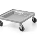 Carrello per rack universali 500×500 mm, AmerBox, Grigio chiaro, 500x500x(H)180mm