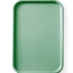 Vassoio fast food in polipropilene GN 1/1, AmerBox, GN 1/1, Verde, 530x325x(H)20mm