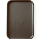 Vassoio fast food in polipropilene GN 1/1, AmerBox, GN 1/1, Marrone, 530x325x(H)20mm