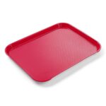 Vassoi da fast food piccoli, AmerBox, Rosso, 265x345x(H)20mm