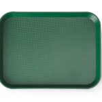Vassoi da fast food piccoli, AmerBox, Verde, 265x345x(H)20mm
