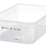 Contenitore Gastronorm 1/1, HENDI, GN 1/1, 21L, Trasparente, 530x325x(H)150mm