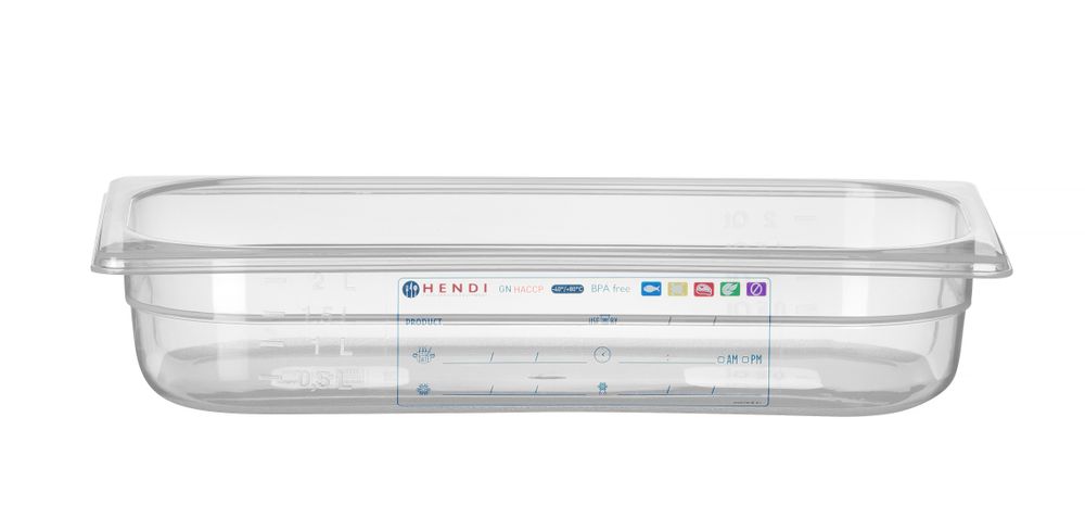 880289_OBW_2024_02_IMGP3210 Contenitore Gastronorm 1/3, HENDI, GN 1/3, 2,5L, Trasparente, 325x176x(H)65mm - immagine 1
