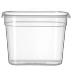 Contenitore Gastronorm 1/4, HENDI, Profi Line, GN 1/4, 4,5L, Trasparente, 265x162x(H)200mm