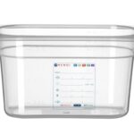 Contenitore Gastronorm 1/4, HENDI, GN 1/4, 4L, Trasparente, 265x162x(H)150mm