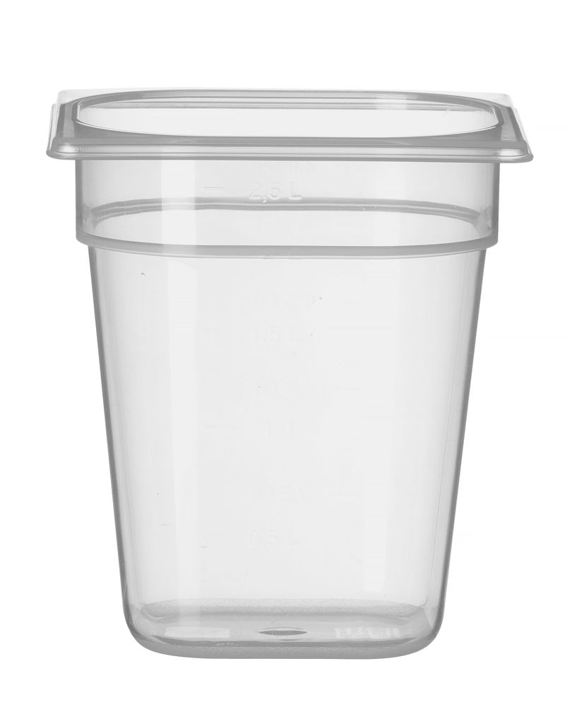 880401_1_OBW_2024_02_IMGP3243 Contenitore Gastronorm 1/6, HENDI, Profi Line, GN 1/6, 2,5L, Trasparente, 176x162x(H)200mm - immagine 1