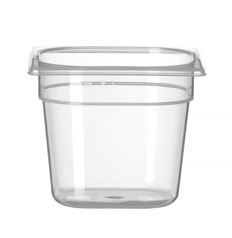 880418_1_OBW_2024_02_IMGP3239 Contenitore Gastronorm 1/6, HENDI, Profi Line, GN 1/6, 2L, Trasparente, 176x162x(H)150mm - immagine 1