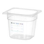 Contenitore Gastronorm 1/6, HENDI, GN 1/6, 2,4L, Trasparente, 176x162x(H)150mm