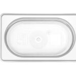Contenitore Gastronorm 1/9, HENDI, GN 1/9, 0,9L, Trasparente, 176x108x(H)100mm