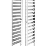 Carrello , HENDI, Kitchen Line, GN 1/1, Argento, 380x550x(H)1705mm
